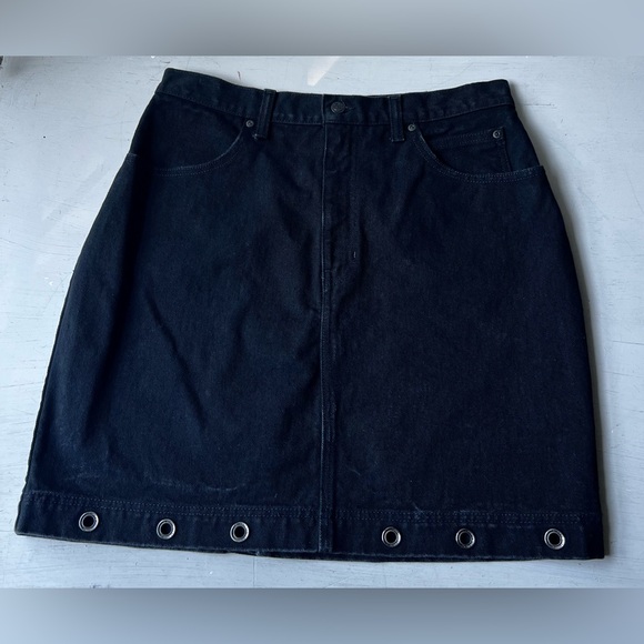 Harley-Davidson Dresses & Skirts - Harley Davidson Black Denim Skirt